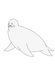 illustration of a seal © ウンボボ