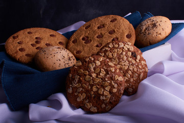 biscuits, desserts, biscuits, bakery, bread, snack, food, oatmeal, chocolate, seeds, butter, coffee, snacks, sweet, delicious, sugar.