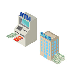 銀行　ATM 　施設　建物　