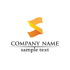 Fototapeta na wymiar Business corporate letter S logo design vector design