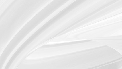 soft fabric abstract smooth curve decorative white background. Textile modern style full frame