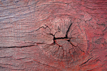 Grainy wood with knot background and texture.