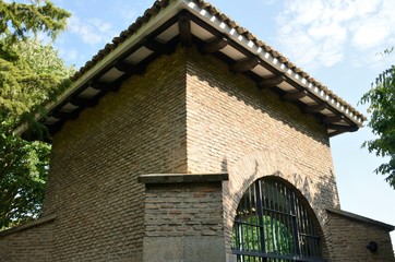 Fototapeta na wymiar University hermitage in Pamplona, Spain