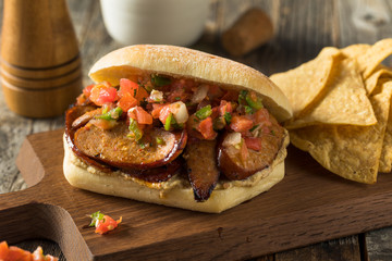 Spicy Homemade Chorizo Sandwich