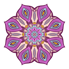 Mandala. Decorative round ornament. Isolated on white background.