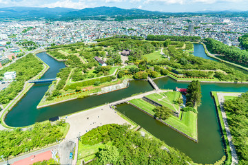 北海道の夏 函館 特別史跡 五稜郭跡