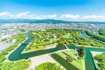 北海道の夏 函館 特別史跡 五稜郭跡
