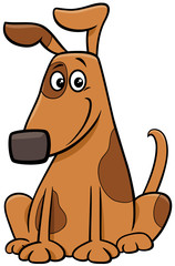 cartoon spotted dog pet animal character