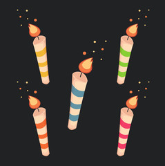 birthday cake candles