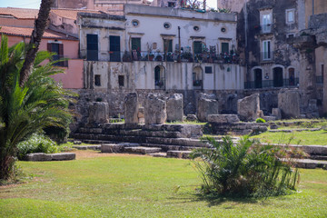 Obraz premium ruins of the temple of apollo