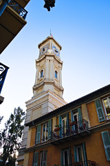 The Saint-François tower is a bell tower in Nice, France, that can be visited and ascended, the remains of a convent that was transferred to Cimiez