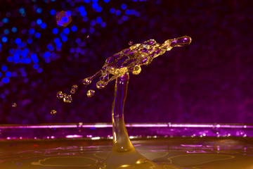 abstract background with lots of light spots