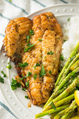 Homemade Sauteed Whitefish Dinner