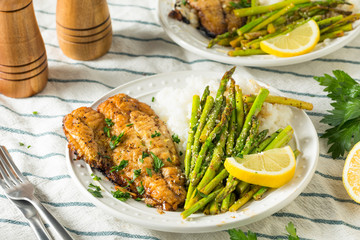 Homemade Sauteed Whitefish Dinner