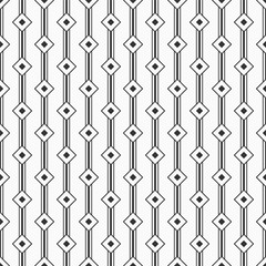 Abstraktes nahtloses Muster von Rauten, die durch Linien verbunden sind.