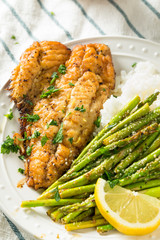 Homemade Sauteed Whitefish Dinner