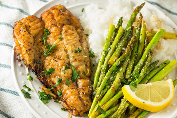 Homemade Sauteed Whitefish Dinner