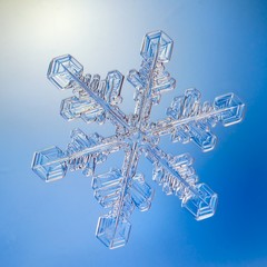 christmas background with snowflakes