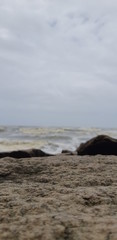 waves on the beach