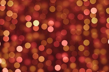 Out of focus of Christmas light.