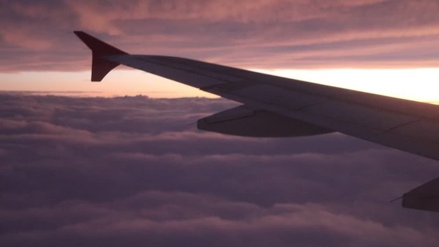 voando com o p&ocirc;r-do-sol