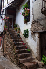Fototapeta na wymiar La Alberca,Spain,5,2008; first Spanish town declared a Historic Artistic Site