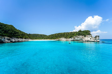 Antipaxos island in the afternoon
