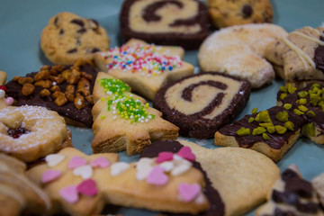 Christmas Cookies with sprinkles