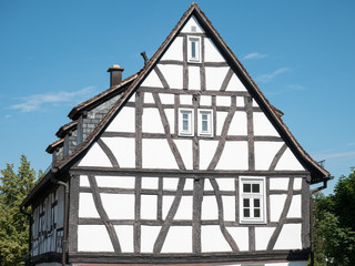 Fototapeta na wymiar Half-timbered house of Bad Vilbel