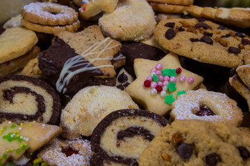 Christmas Cookies with sprinkles