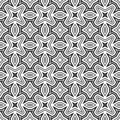 Abstract thin line seamless pattern. Linear ornamental geometric background. Wrapping paper. Vector illustration.             