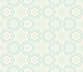 Abstract thin line seamless pattern. Linear ornamental geometric background. Wrapping paper. Vector illustration.             