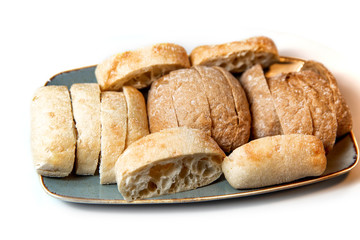 Delicious airy bread with crispy crust.
