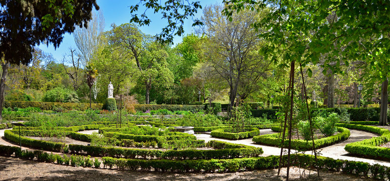 The Royal Botanical Gardens in Madrid, Spain, Europe