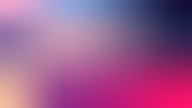 Abstract colorful blurred gradient background. Pink, violet and blue colors. Vector illustration. Banner or poster.