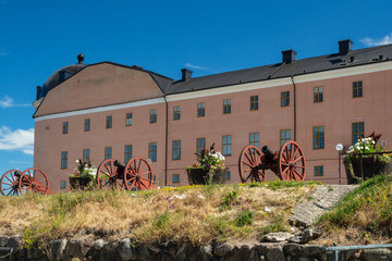 View of 16th century Uppsala Castle, Uppsala, Sweden