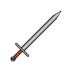 Sword sign icon.