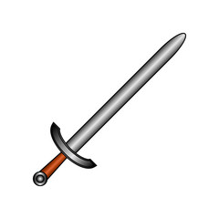Sword sign icon.