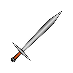 Sword sign icon.