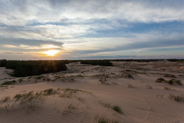 Ukrainian Desert at Sunset - Oleshky Sands, Kherson, Ukraine