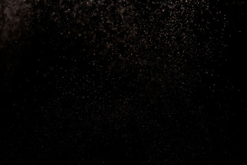 Background abstract, pink powder in the air.