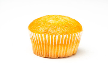 dessert muffin isolated on white background