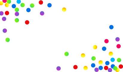 Color Shine Celebrate Invitation. Happy Dust Backdrop. Celebrate Pattern. White Polka Flying Design. Rain Abstract Banner.