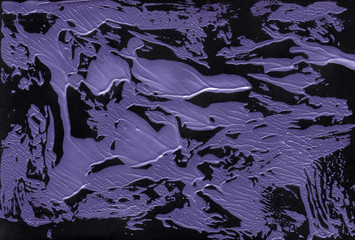 Abstract watercolor textured background in lilac and black colors. Hand drawn. Excited. Perfect for wallpaper and fabric.