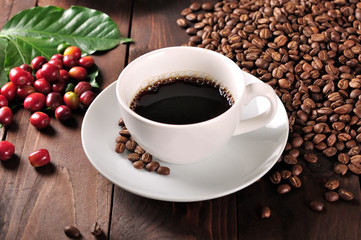 Colombian coffee cup. the best coffee in the world