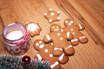 Cookies and Christmas tree, muffin for Christmas