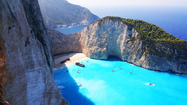 Zakynthos zatoka wraku, wreckship, Europe, Greece