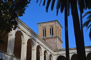 Fototapeta premium Basilika San Marco Evangelista al Campidoglio (Giardino di Palazzo Venezia), Rom