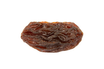 Raisins isolated on white background with clipping path .