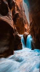 Kanarraville Falls in Kanarraville, Utah, USA